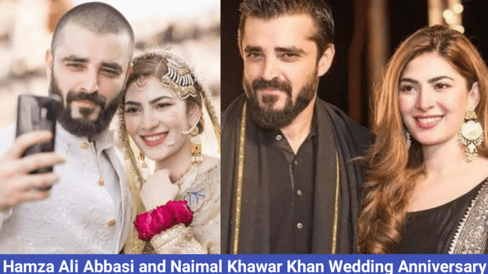 Hamza Ali Abbasi and Naimal Khawar Khan Wedding Anniversary